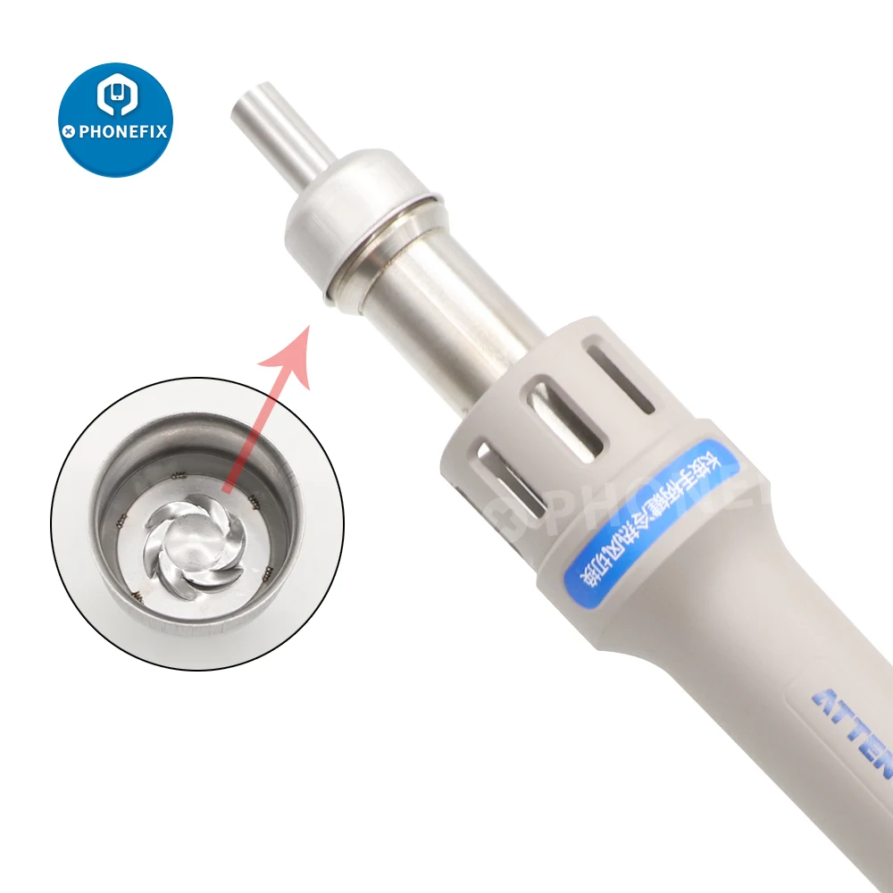 ATTEN-pistola de aire caliente inteligente ST-862D, estación de retrabajo BGA, Sueño automático, teléfono móvil, soldadura PCB, herramienta de