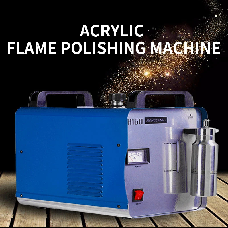 220V Acrylic Flame Polishing Machine H160/H180 Plexiglass Acrylic Electrolysis Water Welding Machine Hydrogen Oxygen Generator