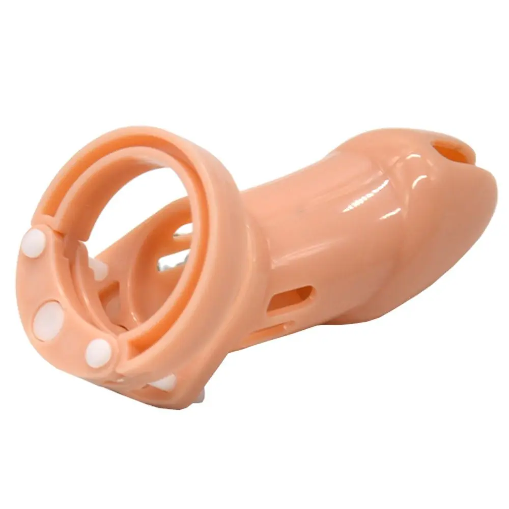 Male Chastity Device Cock Cage With 5 Size Rings Brass Lock Locking Number Tags Sex Toys CB6000