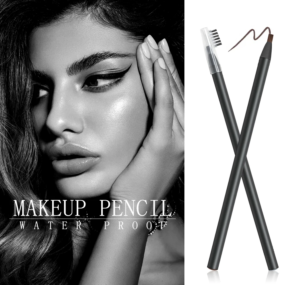 

12pcs/box PMU Tattoo Accessories Waterproof Microblading Eyebrow Pencils with Brush Highly Recommend for PMU and Microblading