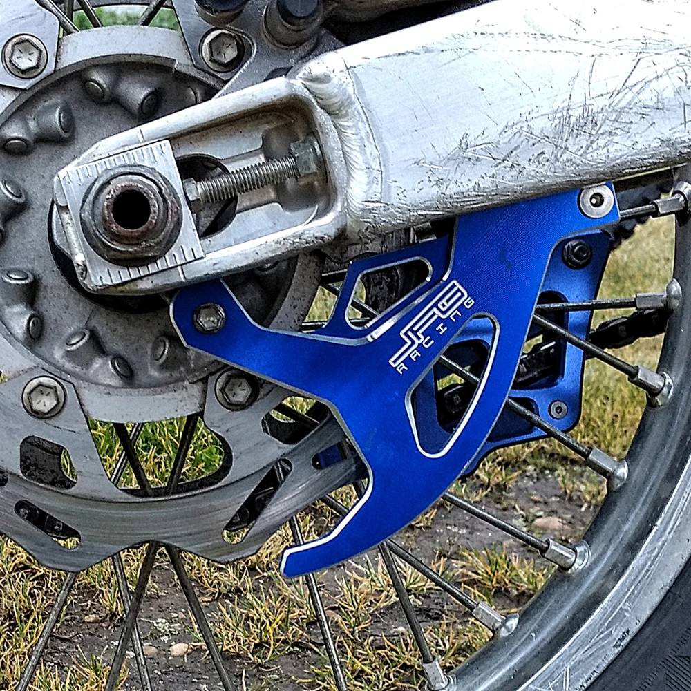 CNC Rear Brake Disc Guard Cover For YAMAHA YZ125 YZ250 YZ250F YZ450F YZ250X YZ250FX YZ450FX WR250F WR450F YZ YZF WRF 250 450