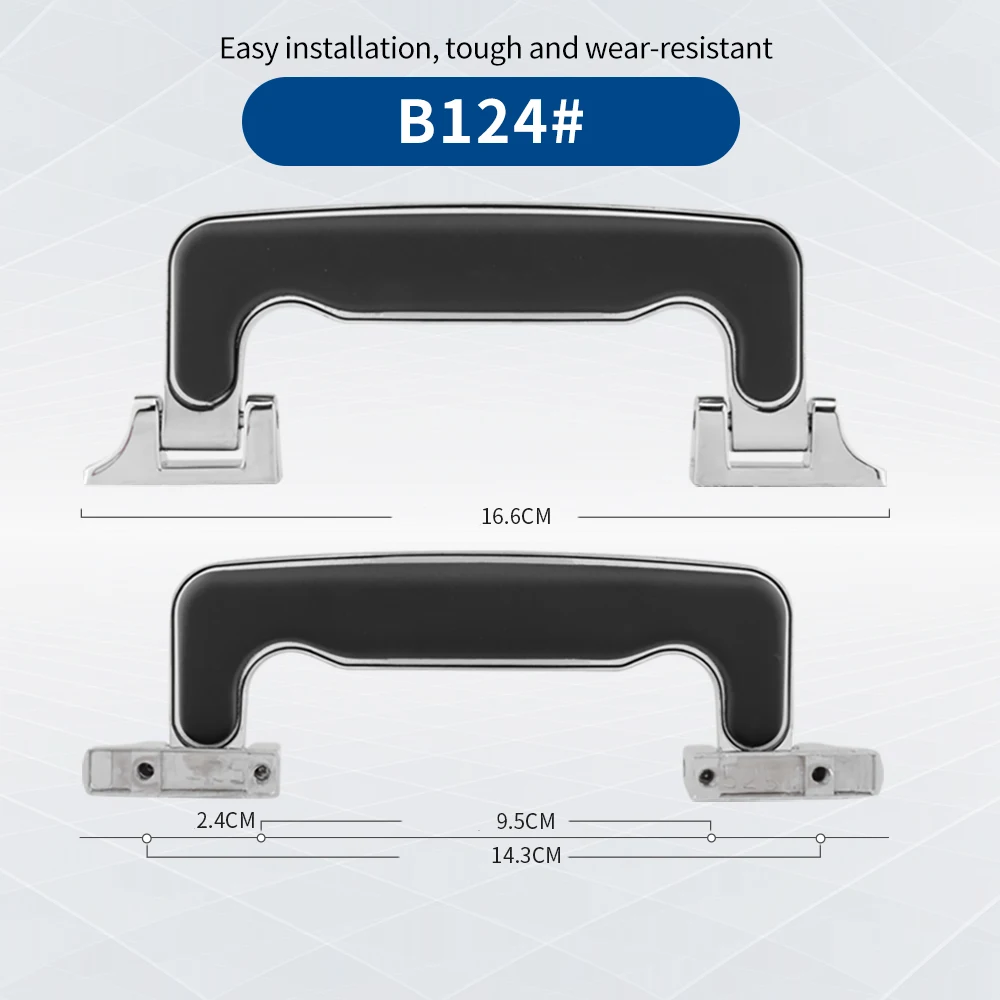 Tangyipin b124 acessórios de bagagem lidar com caso do trole universal retrátil aperto mala caixa de senha substituir alças antiderrapantes