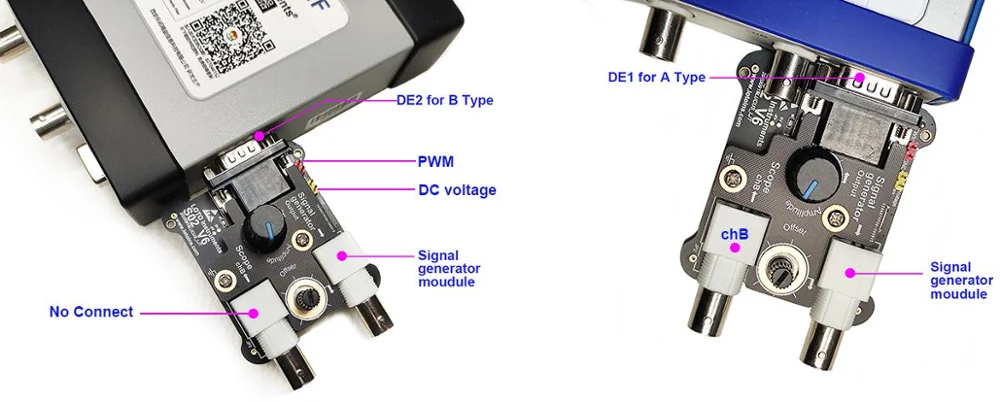 LOTO Signal Generator Module S02, 1-channel, 13MHz. Compatible with LOTO Oscilloscope OSC482,