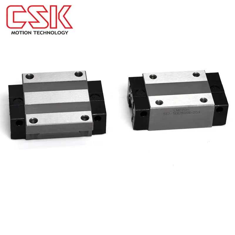 Original Taiwan CSK Linear Guide Block LMG15T LMG15H LMG20H LMG25H LMG30H LMG15C LMG20C LMG25C LMG30C LMG20T LMG25T LMG20LC