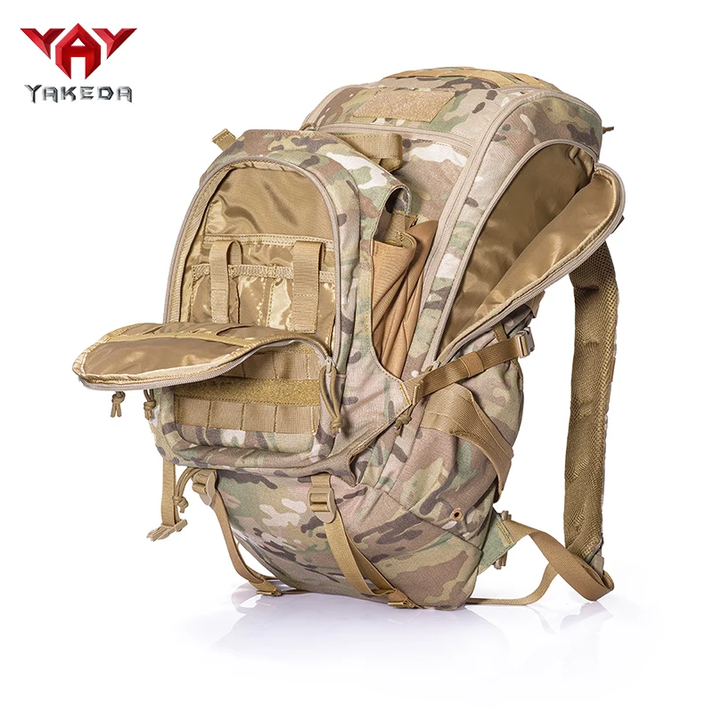 YAKEDA Outdoor Tactical Backpack Military Assault Pack Army Molle Backpack 1000D Nylon Daypack Rucksack Bag for Camping Hiking