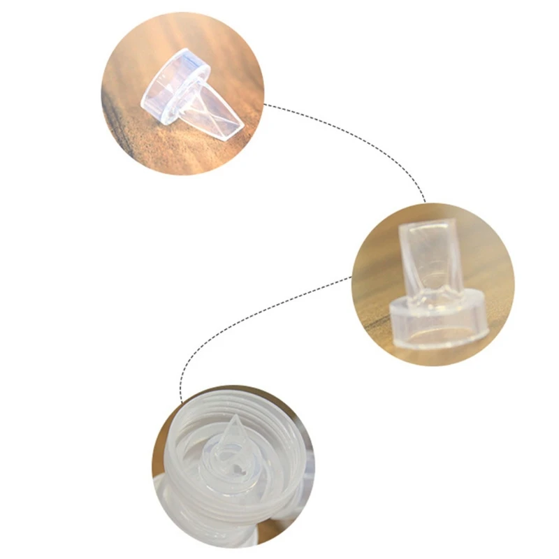 Breast Milk Collector Duckbill Valves Silicone Diaphragm for Wearable Breast Pump Spare Parts Replacement Breastpump Accessories