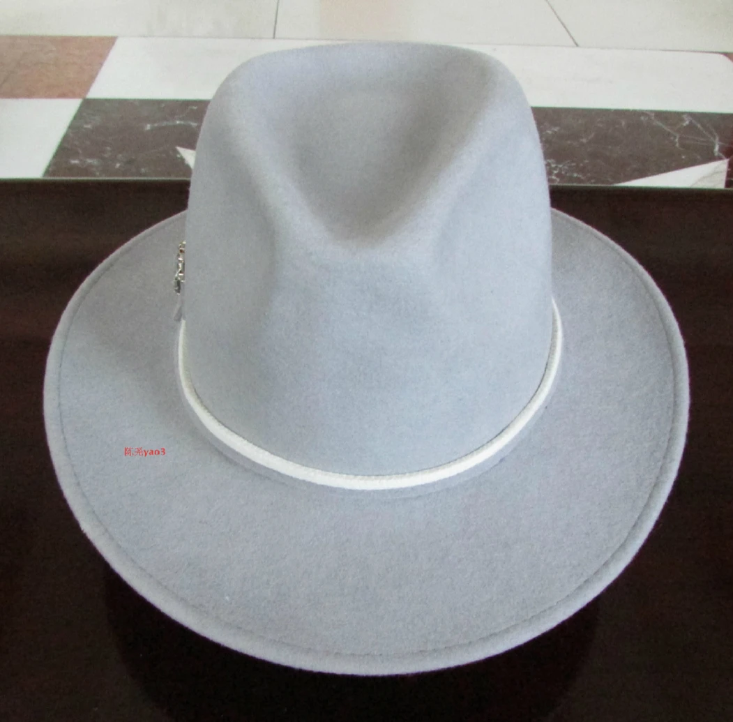 X057 100% Wool Top Hat Cowboy Hat Horse Riding Hat Western Cowboy Hat Full Range of Colors for Men and Women