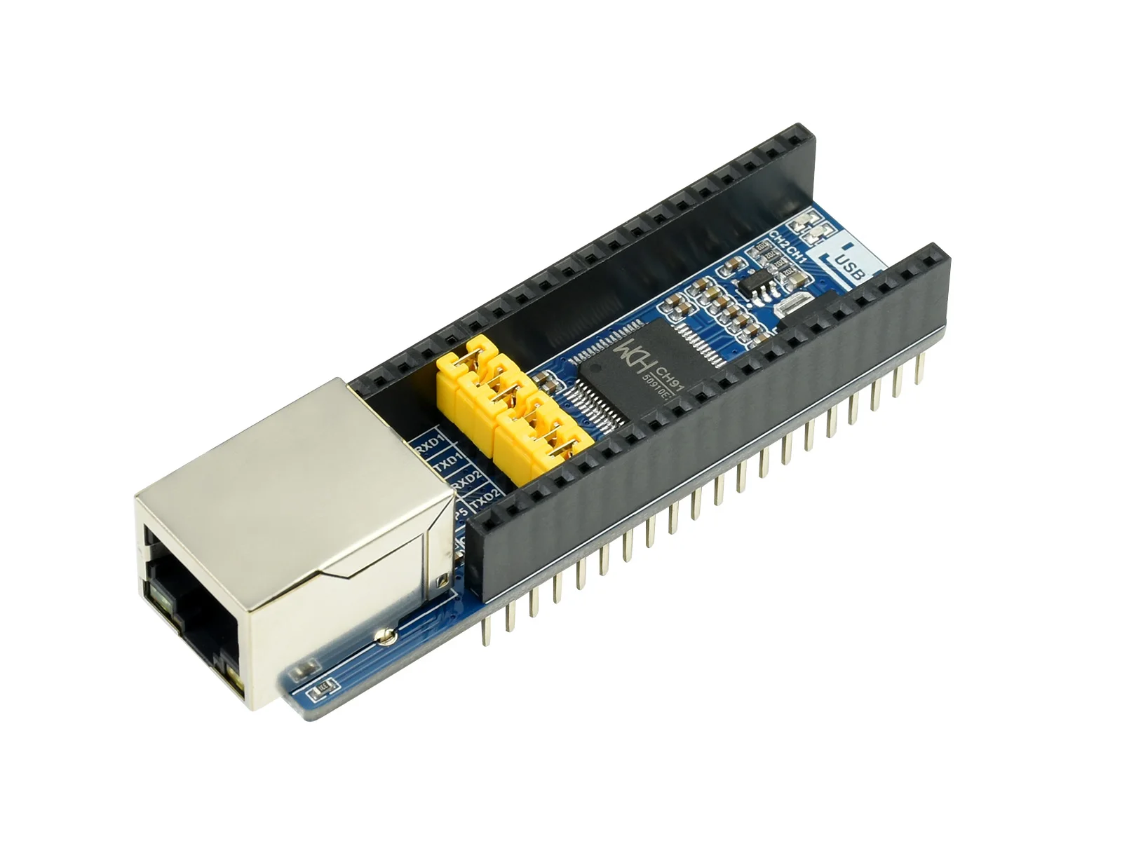 

Pico-ETH-CH9121,Ethernet To UART Converter For Raspberry Pi Pico, 10/100M Ethernet, Enabling Network Communication Through UART