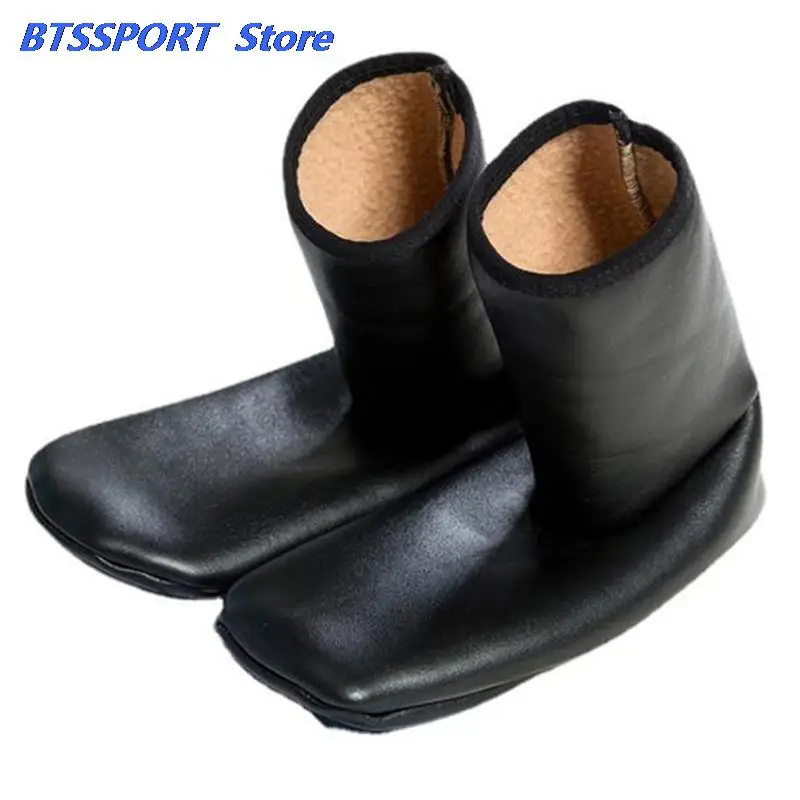 Unisex zimowa ciepła skórzana termiczna Boot Slipper Indoor House miękkie antypoślizgowe skarpetki miękkie skarpetki antypoślizgowe dla mężczyzn