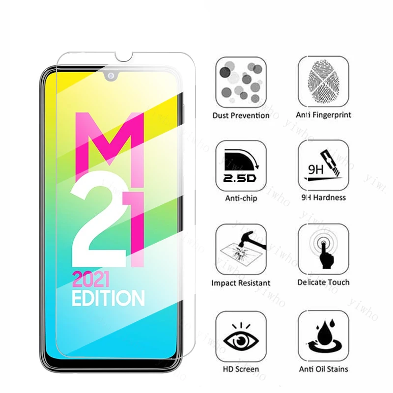 Camera Glass For Samsung M21 Glass Screen Protector For Samsung Galaxy M21 Tempered Glass Sumsung M 21 2021 SM-M215G M215G Film