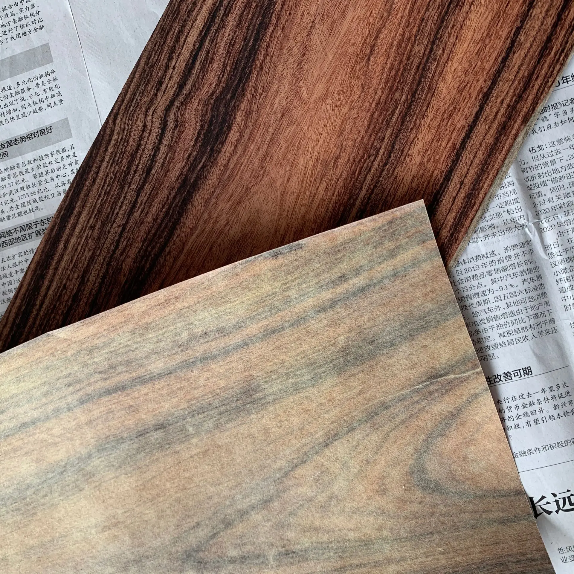 Natural Genuine Black Rosewood Wood Veneer Rustic Vintage Furniture 0.2mm thick C/C