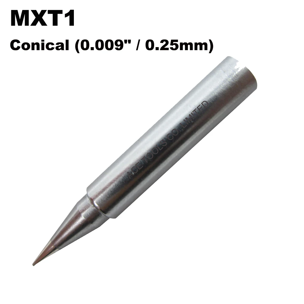 MXT1 Soldering Tip Conical 0.25mm Replacement Fit For WELLER WSD71 WSDT1 WP70 Station Iron Lead Free