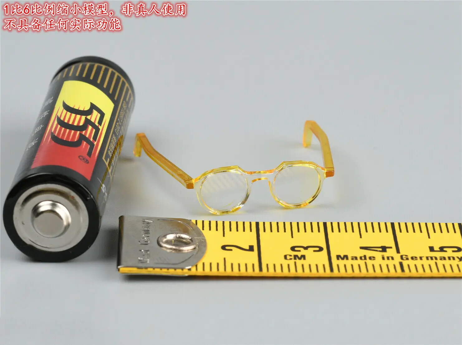 

1/6 Scale GM646 Elderly Version Plastic Glasses Model for 12" Doll