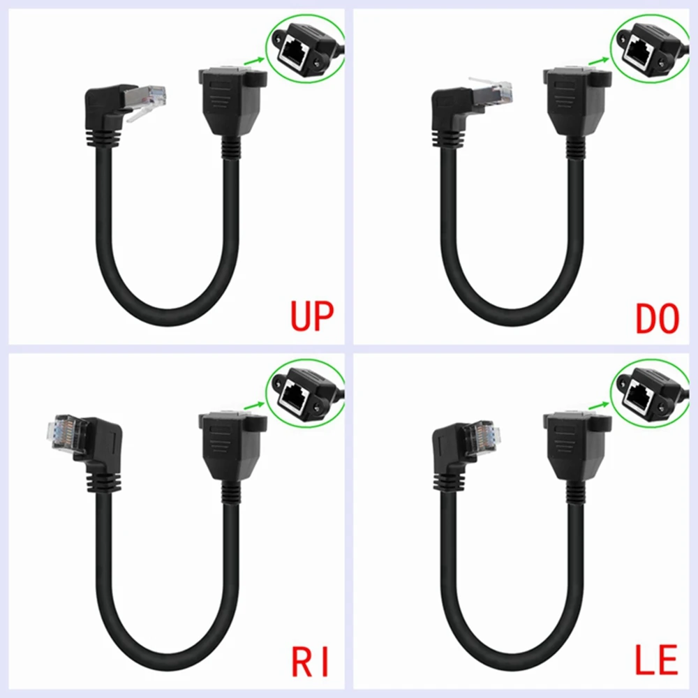Cat6 Ethernet Kabel RJ45 Rechten Winkel UTP Netzwerk Kabel Patchkabel 90 Grad Cat6a Lan Kabel für Laptop Router TV BOX