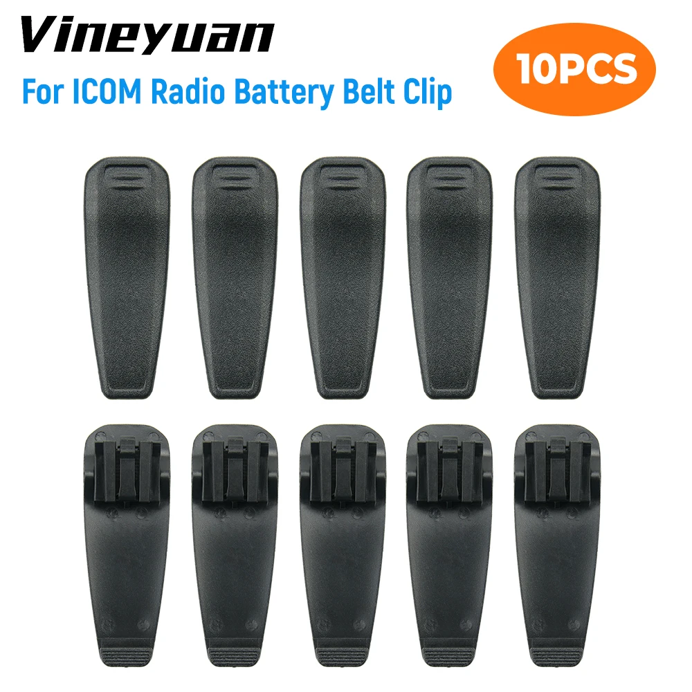 10X BP-265 BP-265LI Battery Belt Clip for ICOM IC-F4002 IC-F3003 IC-F4003 IC-T70A IC-T70E IC-V80 IC-V80E Walkie Talkies