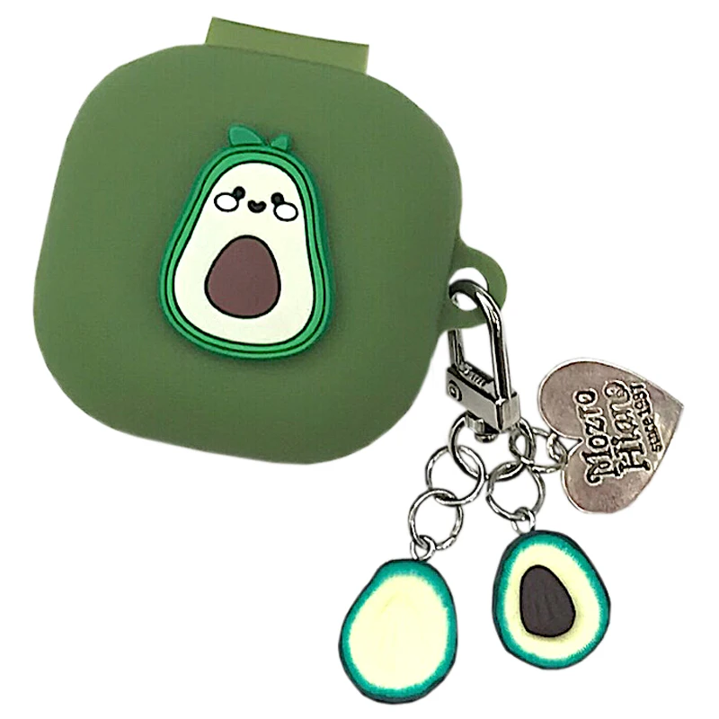 Cute Avocado Cover for Samsung Galaxy Buds Live 2020 Case Bluetooth Wireless Earphone Shockproof Silicon Case Headphone Box