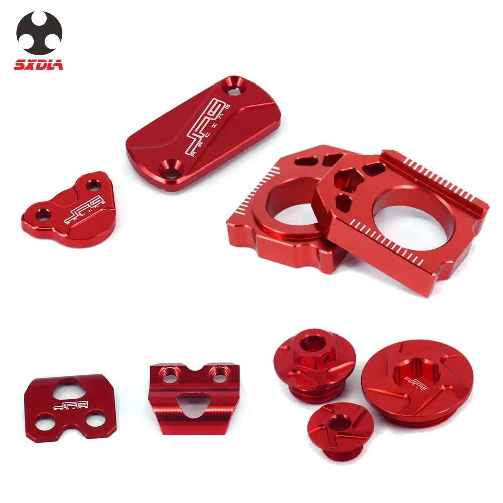 Motorcycle Engine Timing Oil Plug Brake Fluid Reservoir Cover Axle Block For HONDA CRF150R CRF250R CRF450R CRF450X CRF 250R 450R