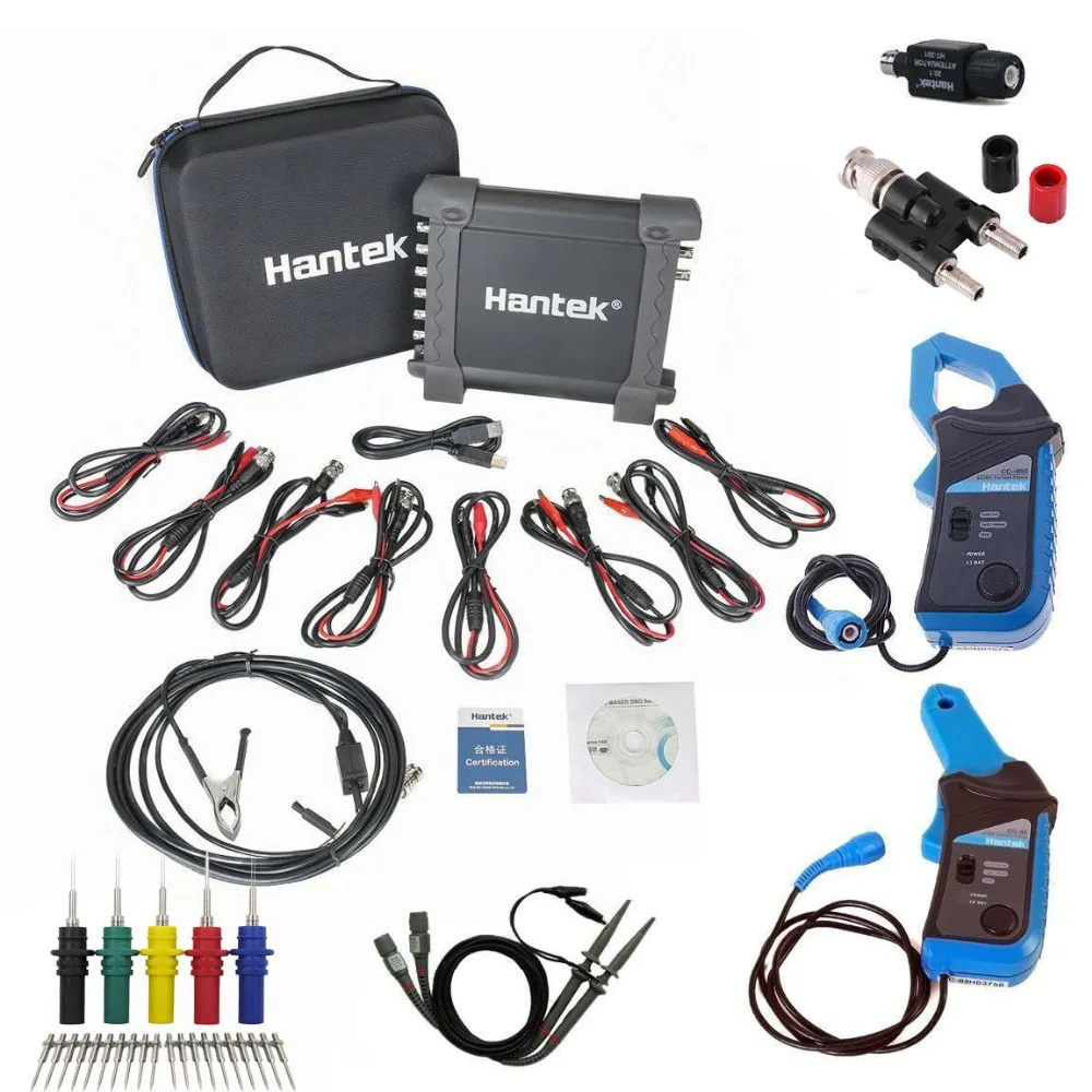 Hantek1008C USB Auto Scope DAQ 8CH Virtual Car Automotive DigitalDiagnostic Generator Vehicle Test Current Clamp Oscilloscope