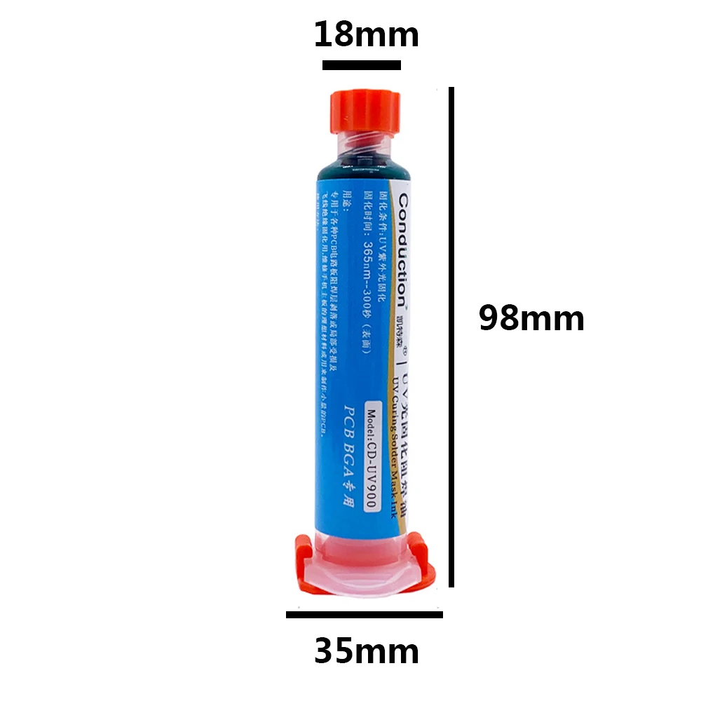 6 colors green oil UV Light Curing BGA PCB Paint Solder Mask Ink Paint Welding Oil Soldering Paste Prevent Corrosive Arcing