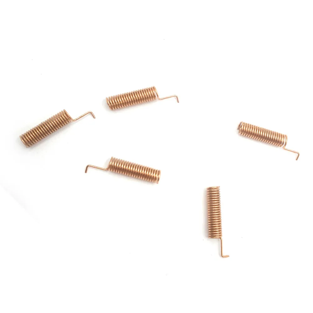 Taidacent 10PCS 433mhz PCB Antenna SX1278 SX1276 433MHZ Lora Antenna Spiral Coil Winding Copper Brass Spring Antennas