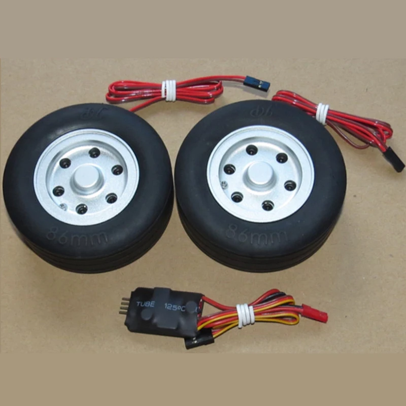 RC model 45mm 50mm 55mm 60mm 65mm 70mm 75mm 86mm 95mm JP brake wheel for fixed-wing aircraft landing gear