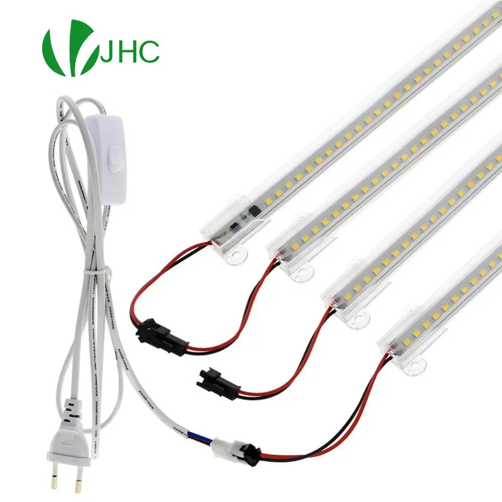 

LED Cabinet Tube Light AC220V 110V 50cm 72LEDs High Brightness Energy Saving LED Fluorescent Tubes 1-6pcs Set