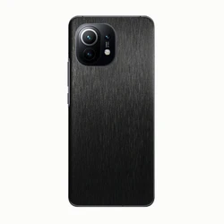 Metal Brushed Decal Phone Back Paste Sticker For XIAOMI Mi 11 Ultra 11 Lite Redmi Note 10 Pro 9S 8T 7S 10X 4G 9A 10X Pro Skin