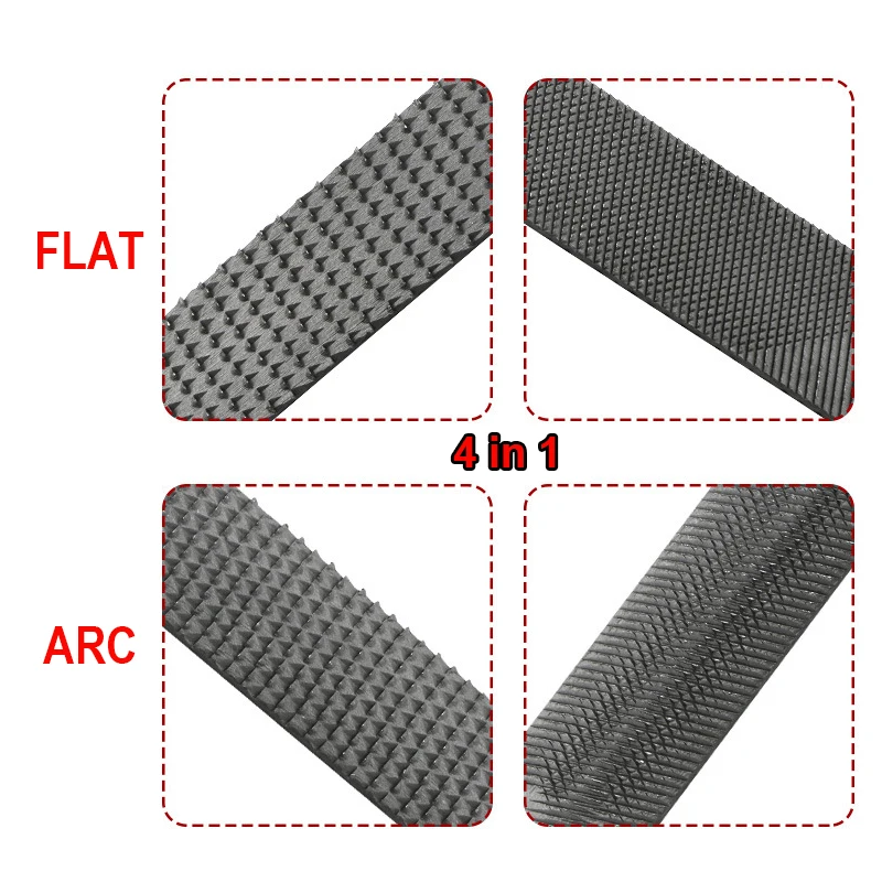 1 Buah File Baja 4 In 1 Alat Perbaikan Fitter File Kayu