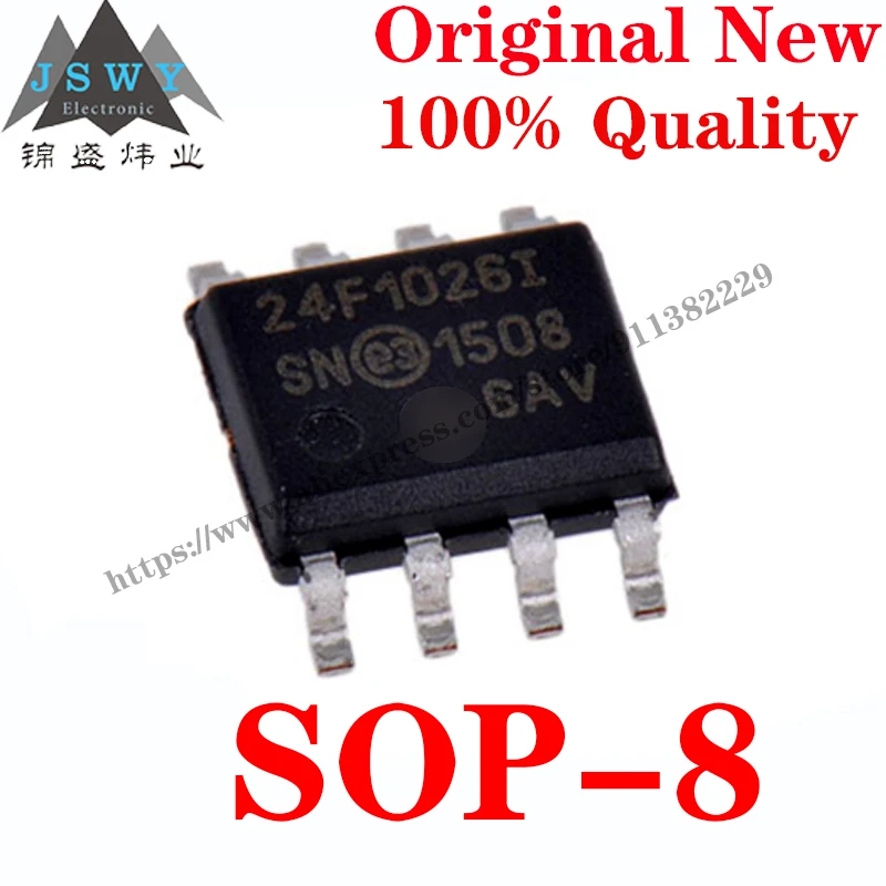 

5~10 PCS 24FC1026-I/SN SOP-8 Electrically Erasable Programmable Read-Only Memory IC Chip with for module arduino Free Shipping