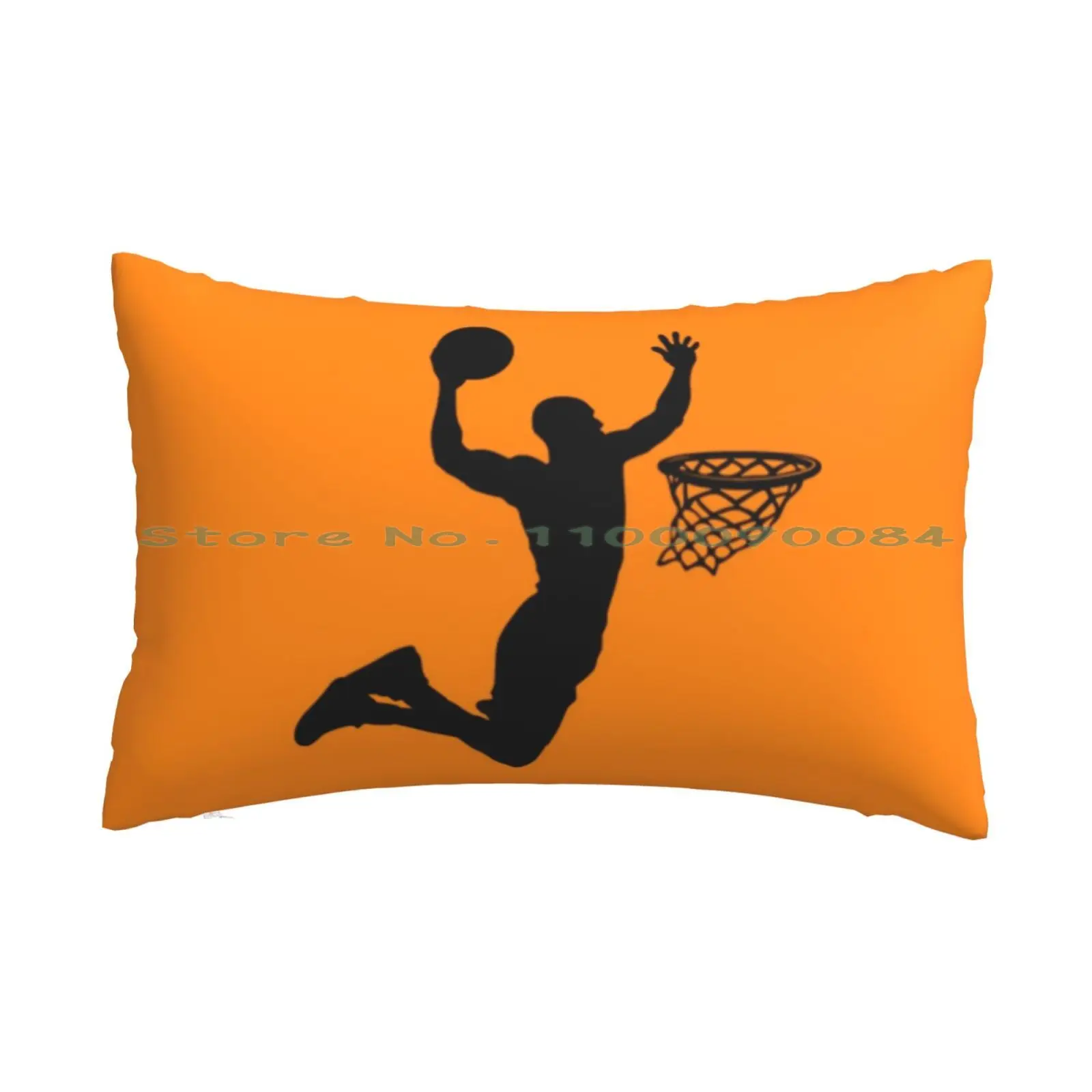 Basketball Pillow Case 20x30 50*75 Sofa Bedroom B Ball Cool Football Michael Mj Basketball Court Basketball Basketball Fan