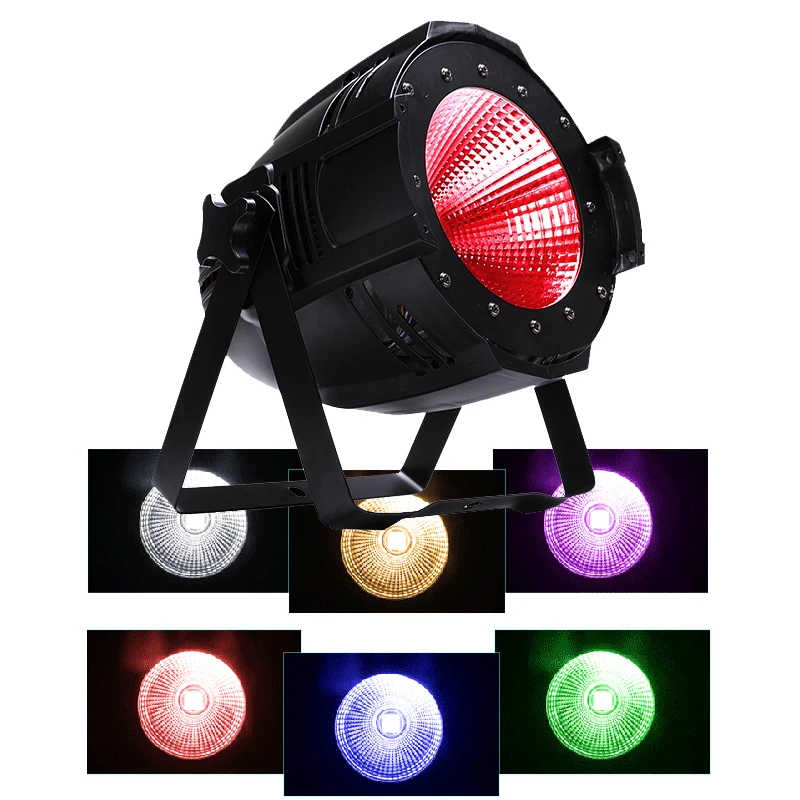 100W LED COB Par DMX512 RGBW 4in1 Stage Wash Effect Lighting Projector DJ Disco music Party light Wedding Dance floor Decoration