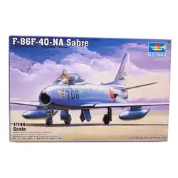 1:144 North American F-86 Saber F-40 Jet Fighter Aircraft Plastic Assembly Model