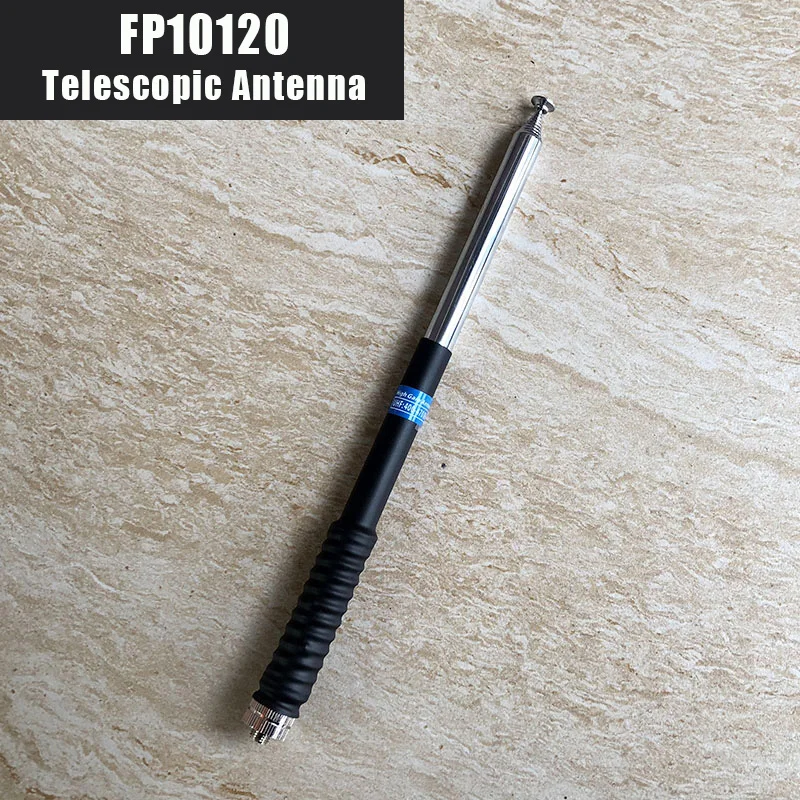 Fp10120 antena telescópica SMA-F uhf 400-470mhz/vhf 136-174mhz para kenwood baofeng walkie talkie UV-5R BF-888S acessórios de rádio