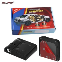 2pcs car door logo light Wireless Welcome light LED Laser Projector Logo Ghost Shadow Light Wireless Car Door Welcome light