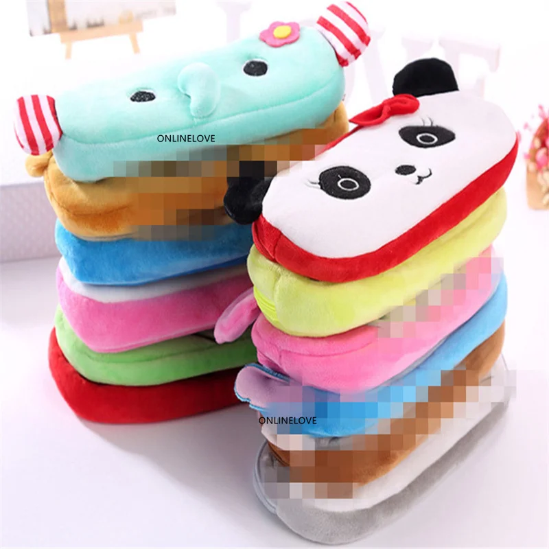 10PCS Multi-Designs , Random Small New Plush 8-21CM Coin Wallet Bag , Coin Purse