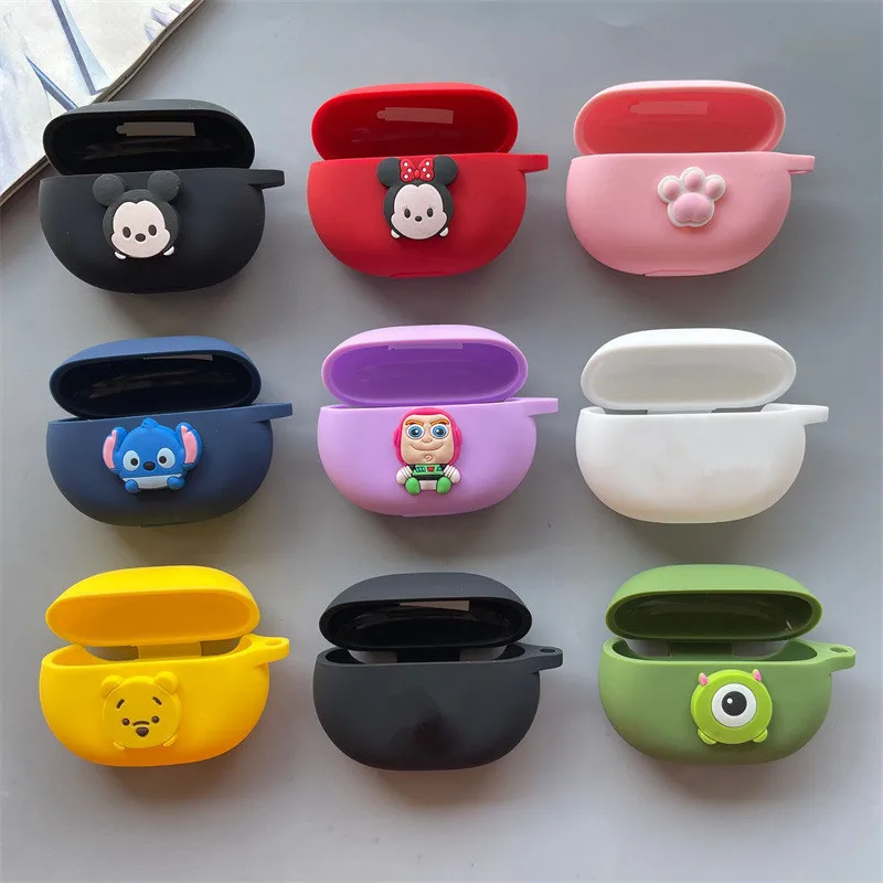 الكرتون ديزني حقيبة سماعة الاذن ل يدق استوديو براعم سيليكون واقية سماعة لاسلكية تعمل بالبلوتوث سماعة المحمولة غطاء مع هوك