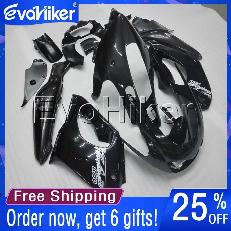 Custom motorcycle fairing for YZF1000R 1997-2007 98 99 00 01 02 03 04 05 06 motorcycle bodywork kit glossy black+gifts