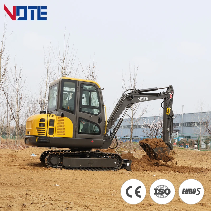 น้ำหนัก5ตันจีนรถขุดทำงานดีกว่า Backhoe Crawler Mini Micro Digger ยานพาหนะ