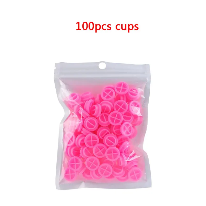 100Pcs Falsche Wimpern Blühende Tassen Pflanzen Pfropfen Schnelle Blüte Sonne Blume Kleber Tasse Fan Wimpern Verlängerung Make-Up-Tools