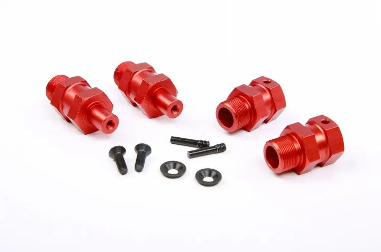 Anti-loose full metal extension adapters for ROVAN KM HPI BAJA 5B 5T 5SC