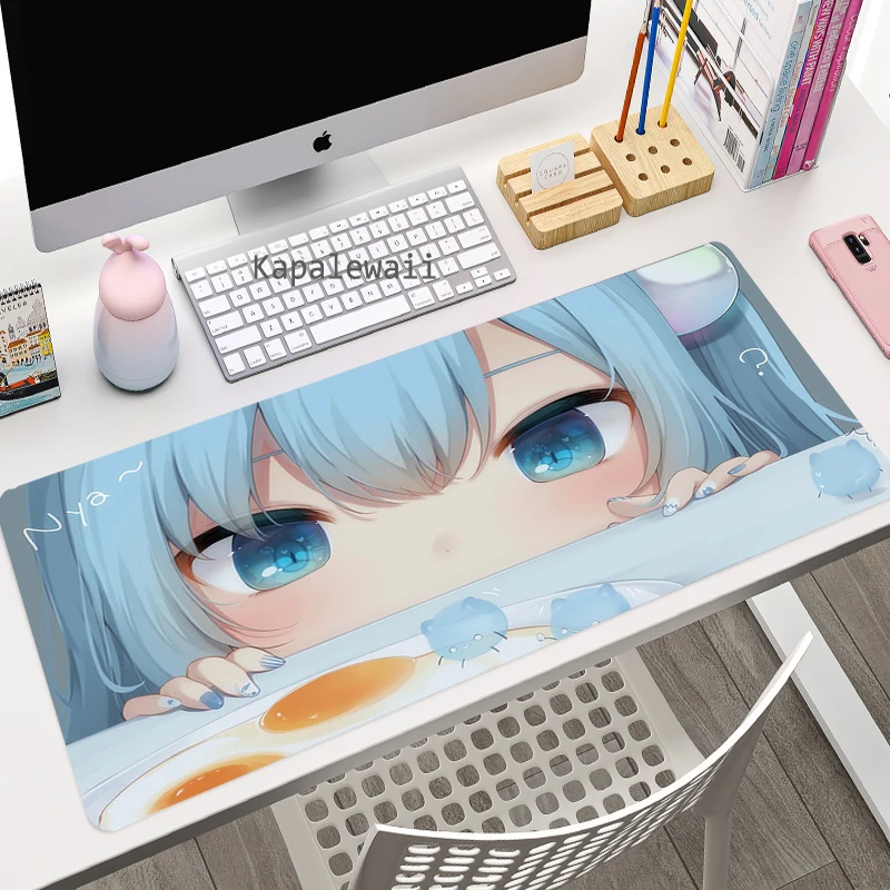 Large Mouse Pad Sexy Girl Cosplay Cat Mouse Pad Gamer Keyboard Laptop Mat Gaming Mouse Pad Anime Mousepad Creative Carpet Rug