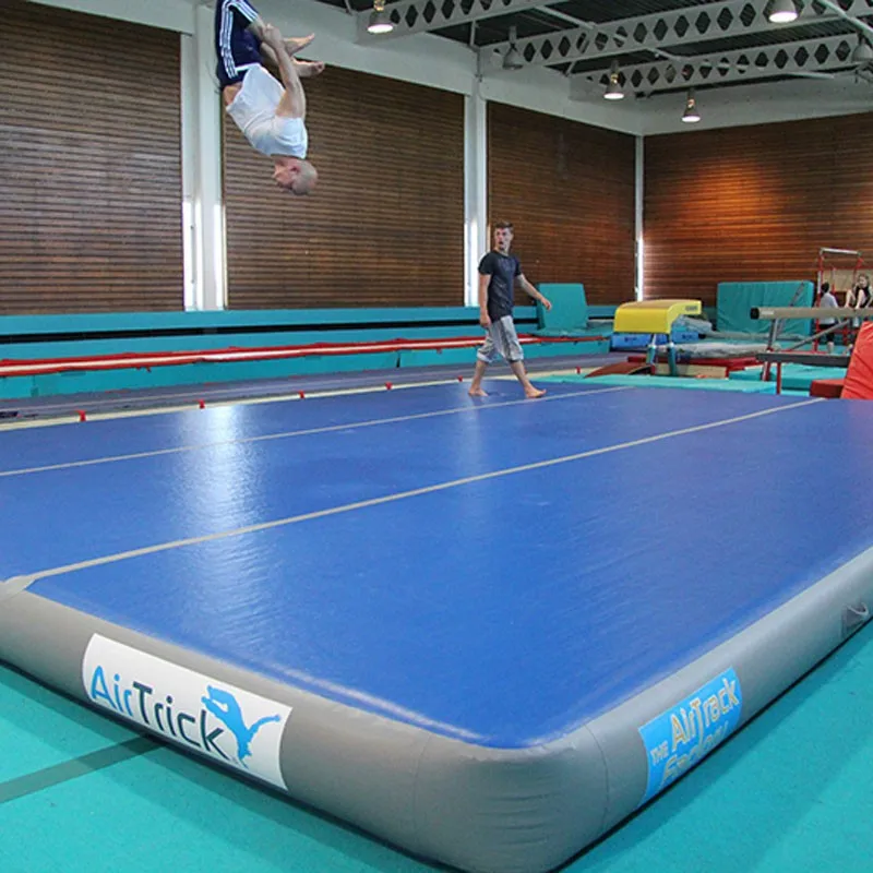 Free Shipping 10X10x0.2m Air Track Gymnastics Tumbles Large Size Gymnastics Floor Inflatable Gymnastics Mat Air Gym Floor