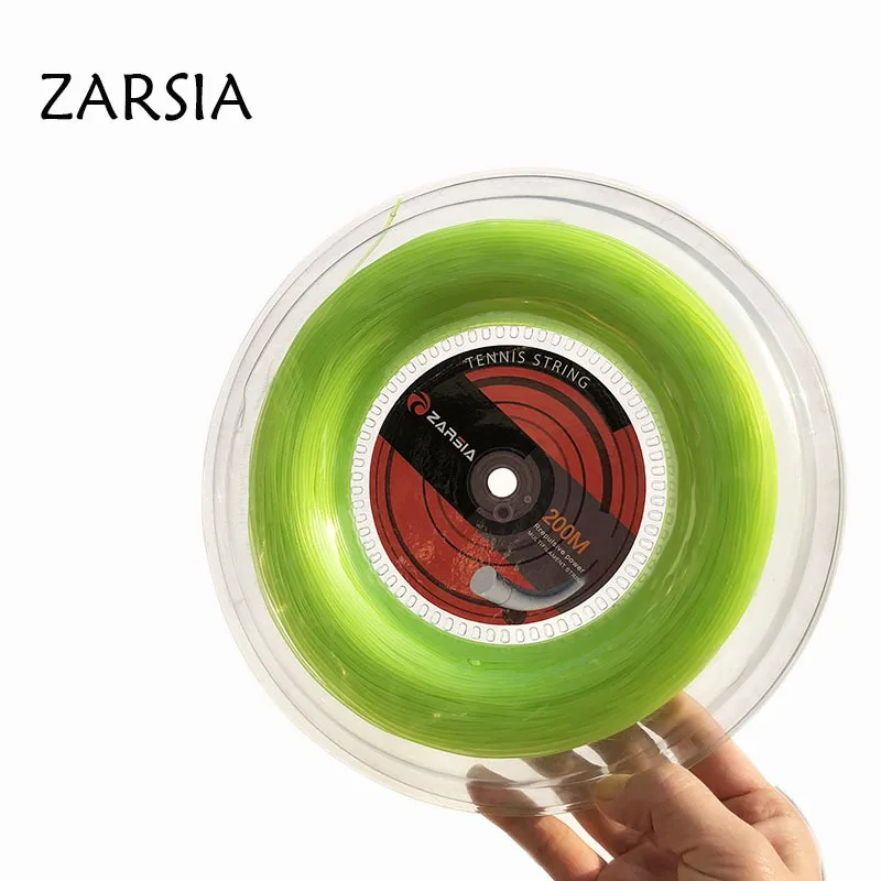 1 Reel ZARSIA Nylon tennis string Elastic tennis rackets string soft durable tennis strings 1.30mm 200m 60lbs