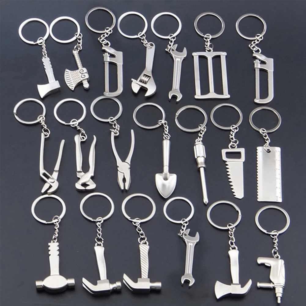 Car Key Rings Creative Tool Style Wrench Spanner Key Chain Car Bag Keyring Metal Keychain Gift