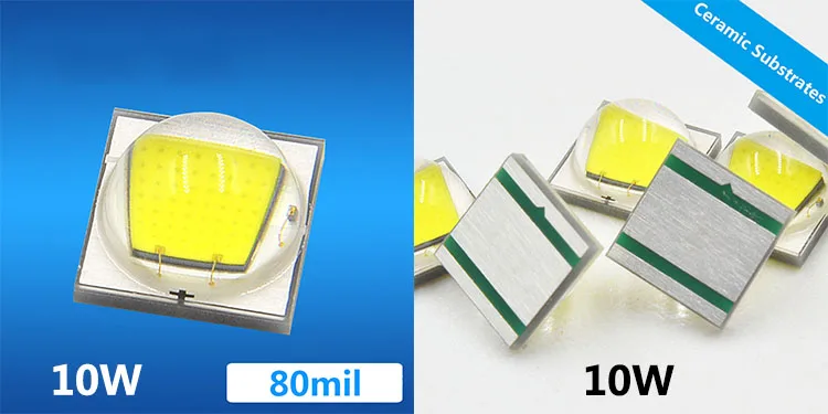50 Stück hohe Helligkeit 3535 5050 SMD LED-Perlen 1 W 3 W 5 W 10 W 3 V warme Natur kaltweiße LED 3000 K-9500 K Leuchtdiodenlampe – Detail 10