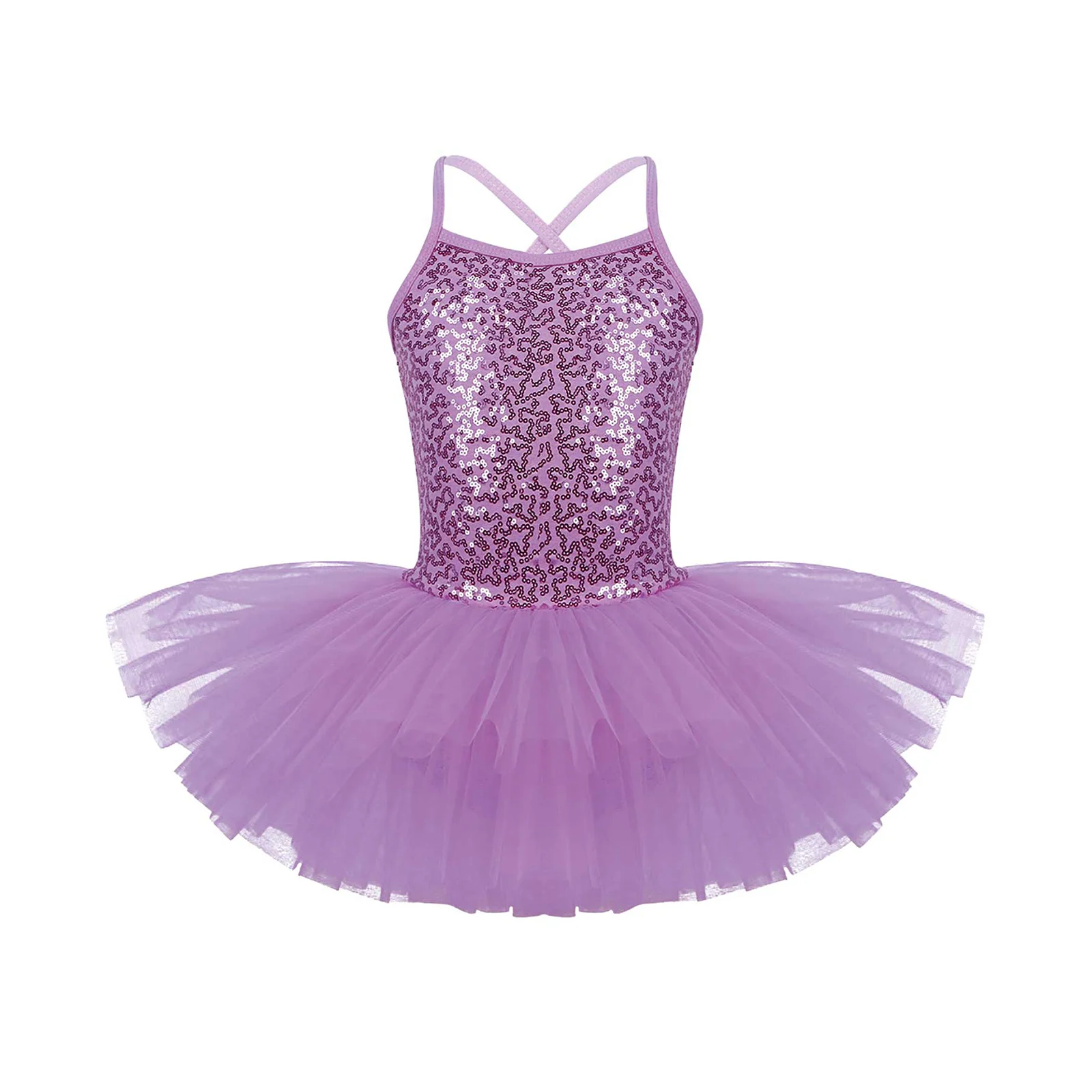 Robe de Ballet en Tulle pour Fille de 2 à 12 Ans, Tutu, Justaucorps de bug astique, Costumes de ixde Dégradation