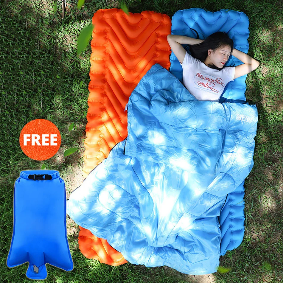 

5 Style Inflatable Mattress Ultralight Sleeping Mat Pad Air Mattress Folding Bed Travel Naturehike Camping Mat Pillow Equipment