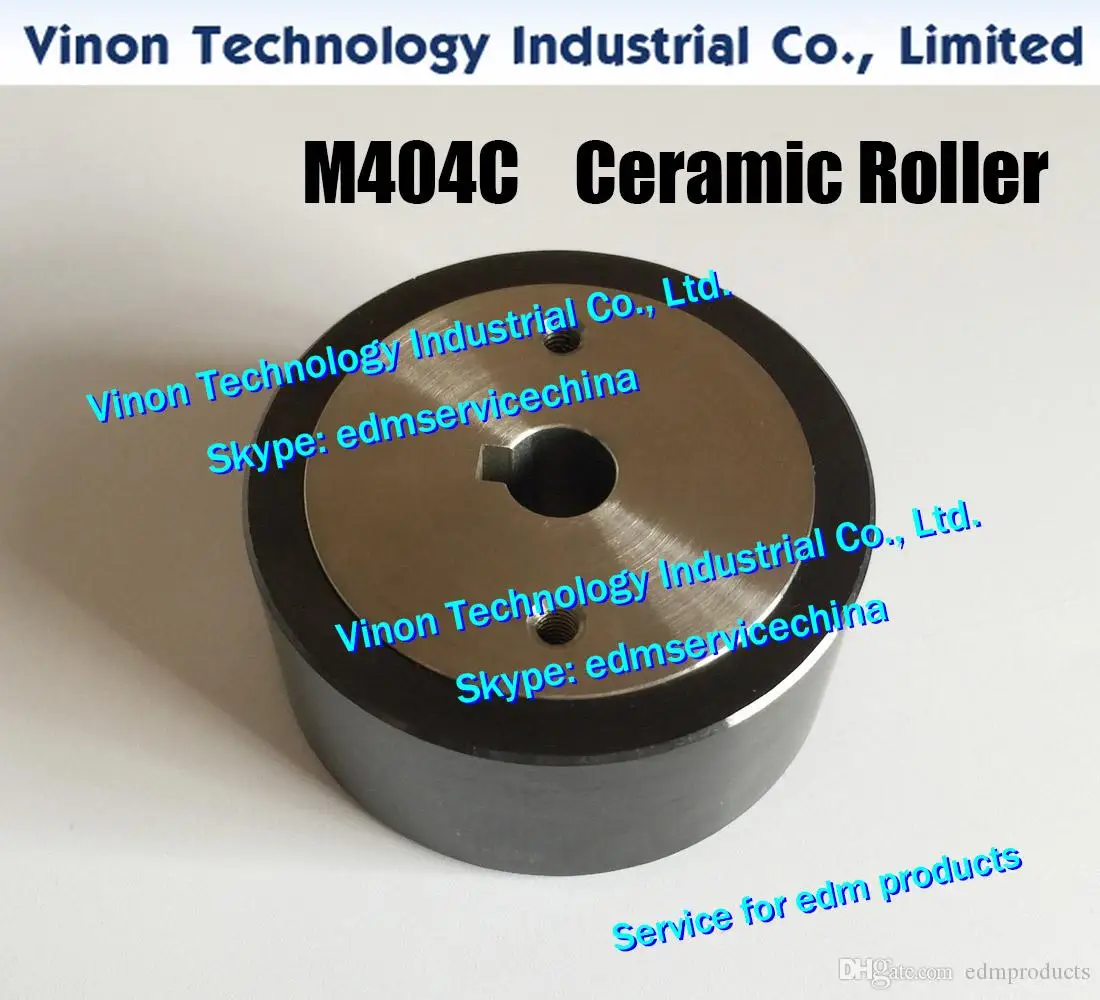 X054D412G53 edm Capstan Roller M404C D57x25 (Black Ceramic+SUS type) X054D412G51,DA278A,DA27800 for DWC-HA,SA,SB,SZ