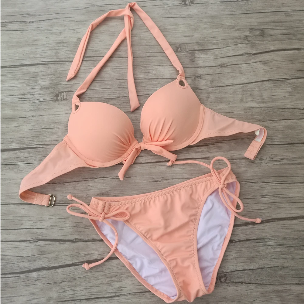 Bikini set HOT 2020 lato styl monokinis brazylijskie dziewczyny kobiety strój kąpielowy Bikini strój kąpielowy garnitury bielizna