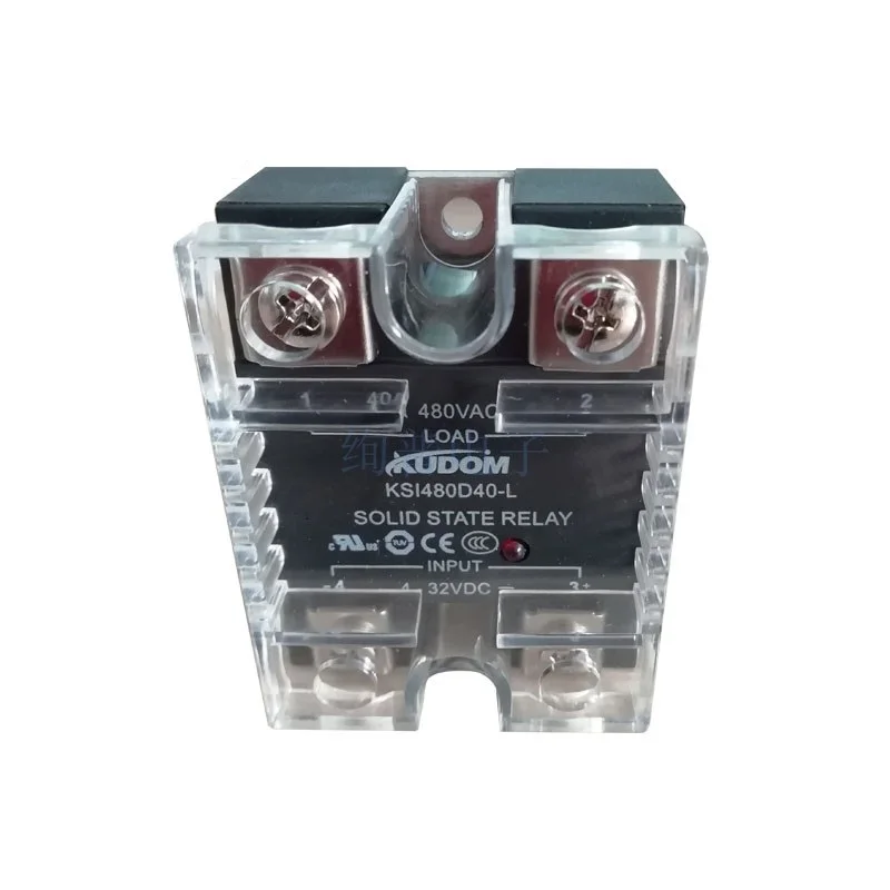 KSI480D40-L 480VAC 40A zero-crossing type Cooton solid state relay transparent protective cover